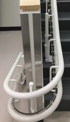 Need a curved stairlift for commercial use?