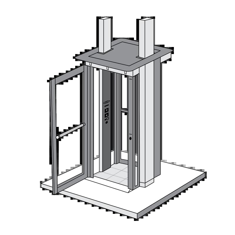 See how a through-floor lift can be an ideal solution for retrofits